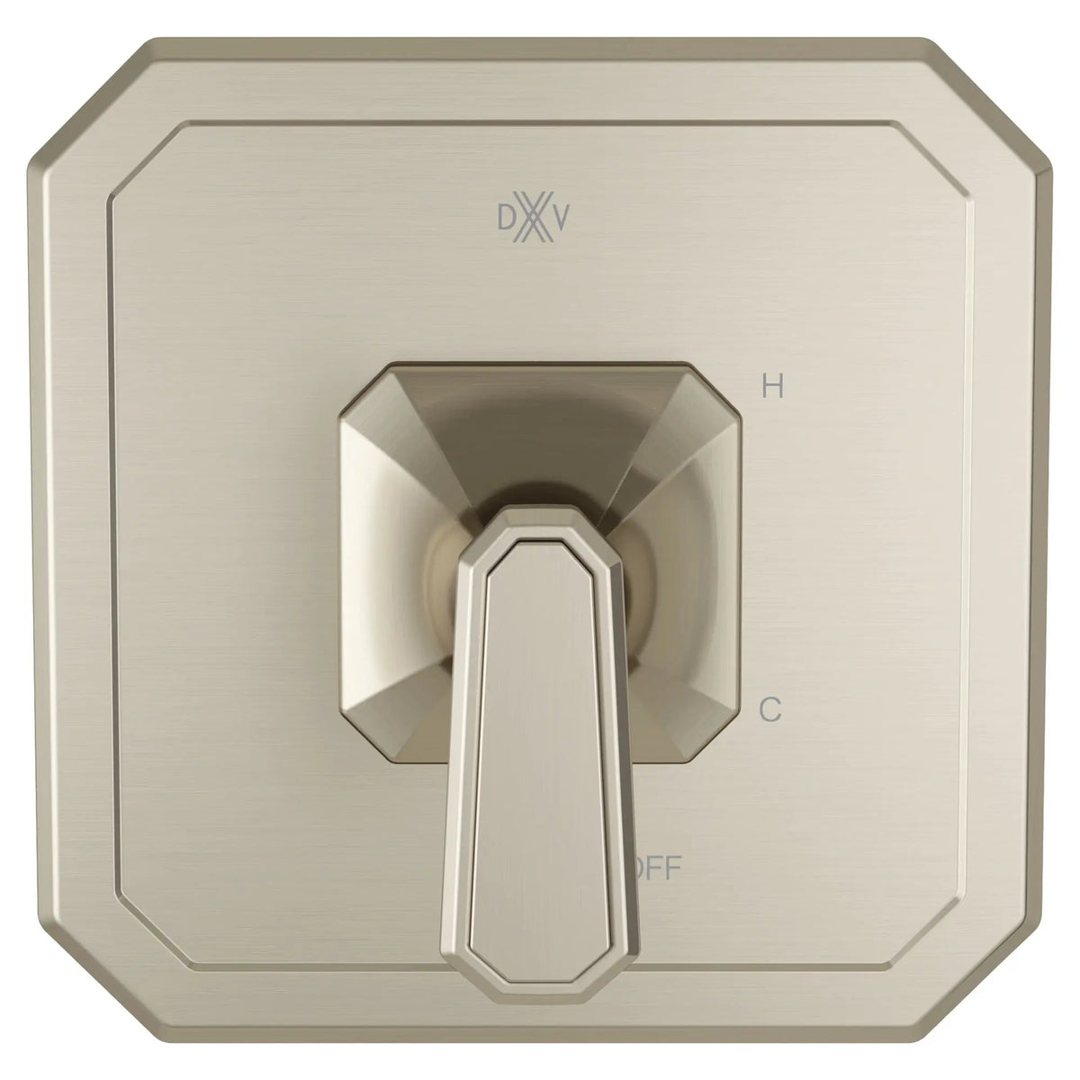 DXV Belshire Single Handle Pressure Balance Valve Trim Only with Lever Handle in Brushed Nickel (D35170500.144)