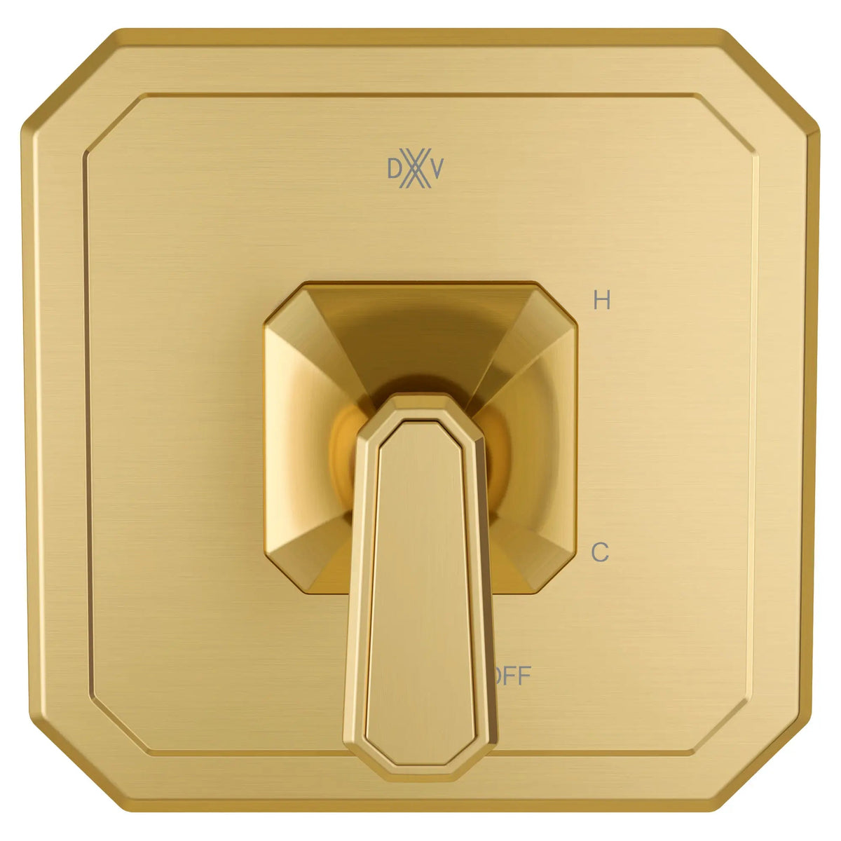 DXV Belshire Single Handle Pressure Balance Valve Trim Only with Lever Handle in Satin Brass (D35170500.427)