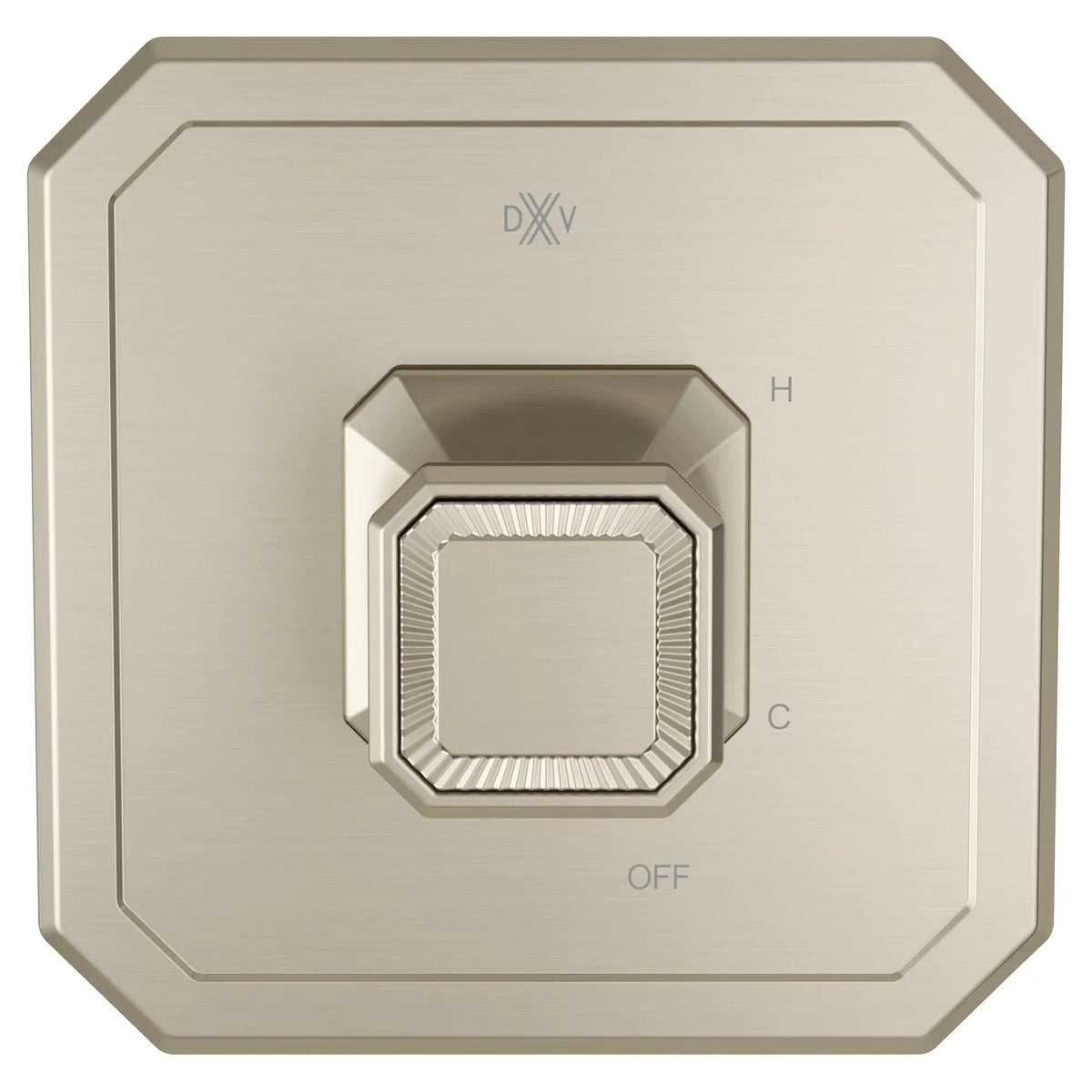 DXV Belshire Single Handle Pressure Balance Valve Trim Only with Cushion Handle in Brushed Nickel (D35170540.144)