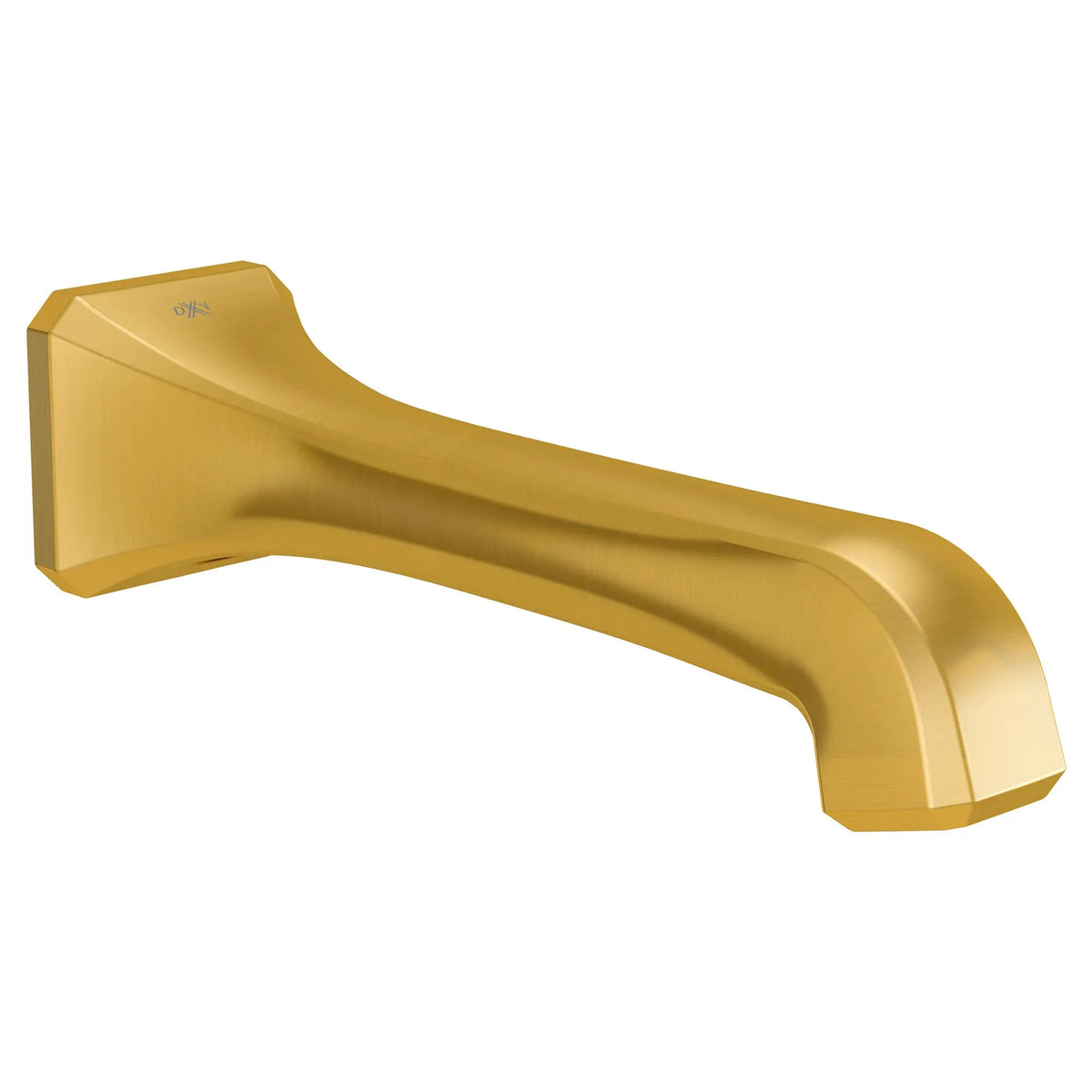 DXV Belshire Wall Mount Bathtub Spout in Satin Brass (D35170760.427)
