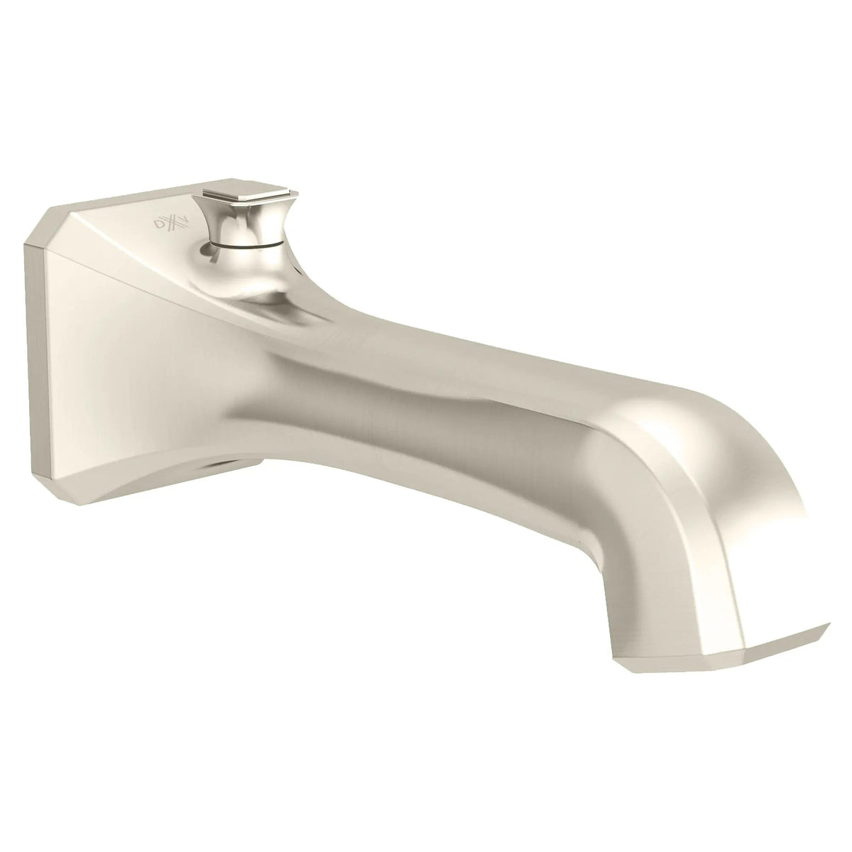 DXV Belshire Wall Mount Bathtub Spout with Diverter in Platinum Nickel (D35170761.150)