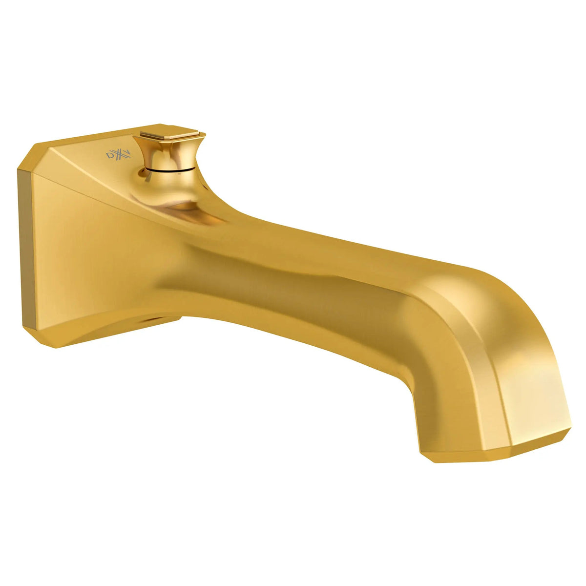 DXV Belshire Wall Mount Bathtub Spout with Diverter in Satin Brass (D35170761.427)