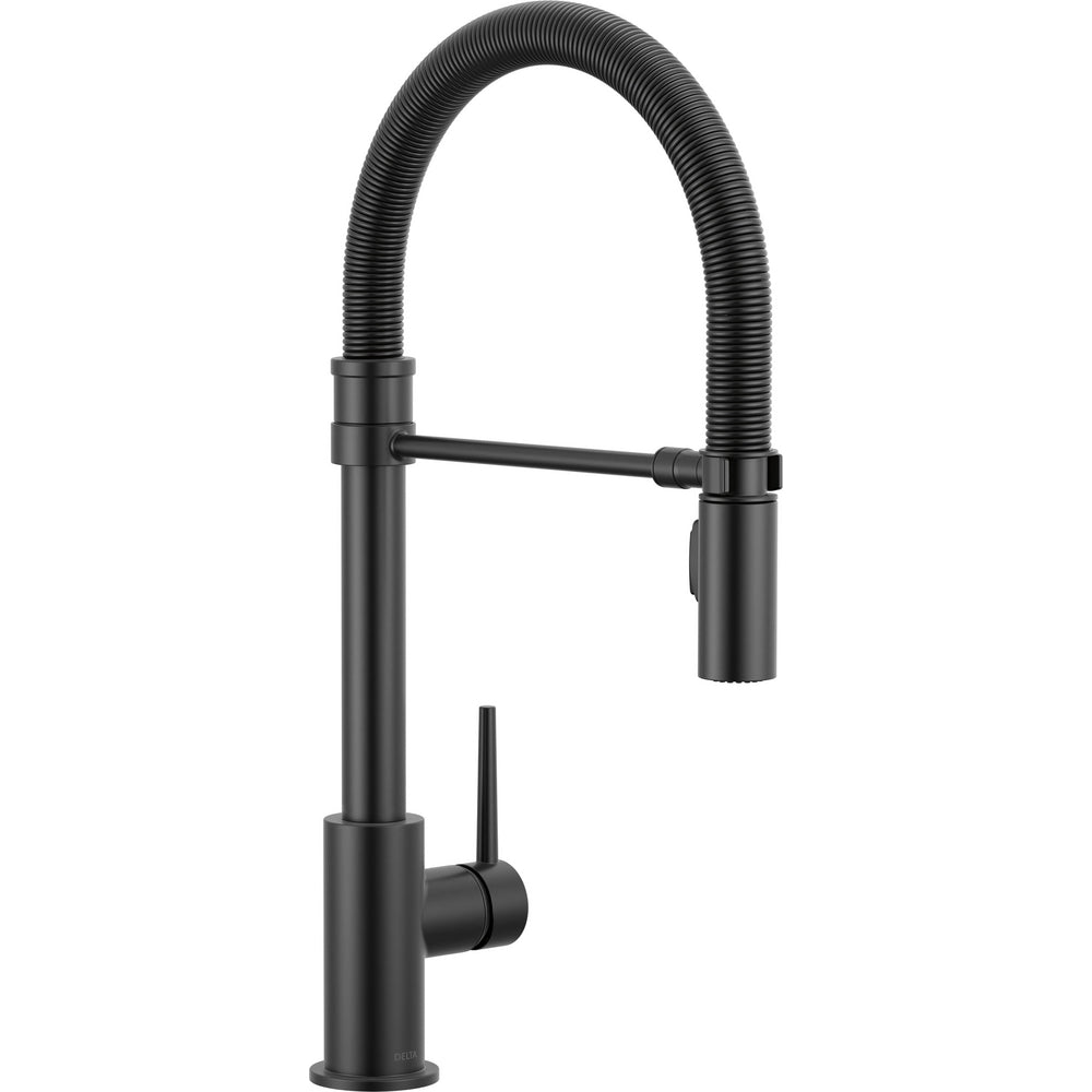 Delta Trinsic Single Handle Pull-Down Kitchen 9659-DST - Matte Black