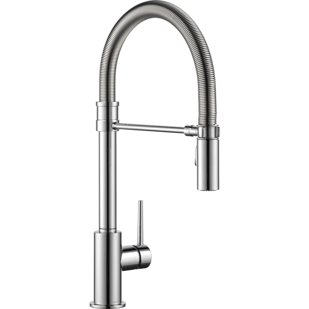 Delta Trinsic Single Handle Pull-Down Kitchen 9659-DST - Chrome
