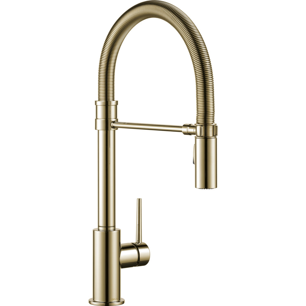 Delta Trinsic Single Handle Pull-Down Kitchen 9659-DST - Polished Nickel