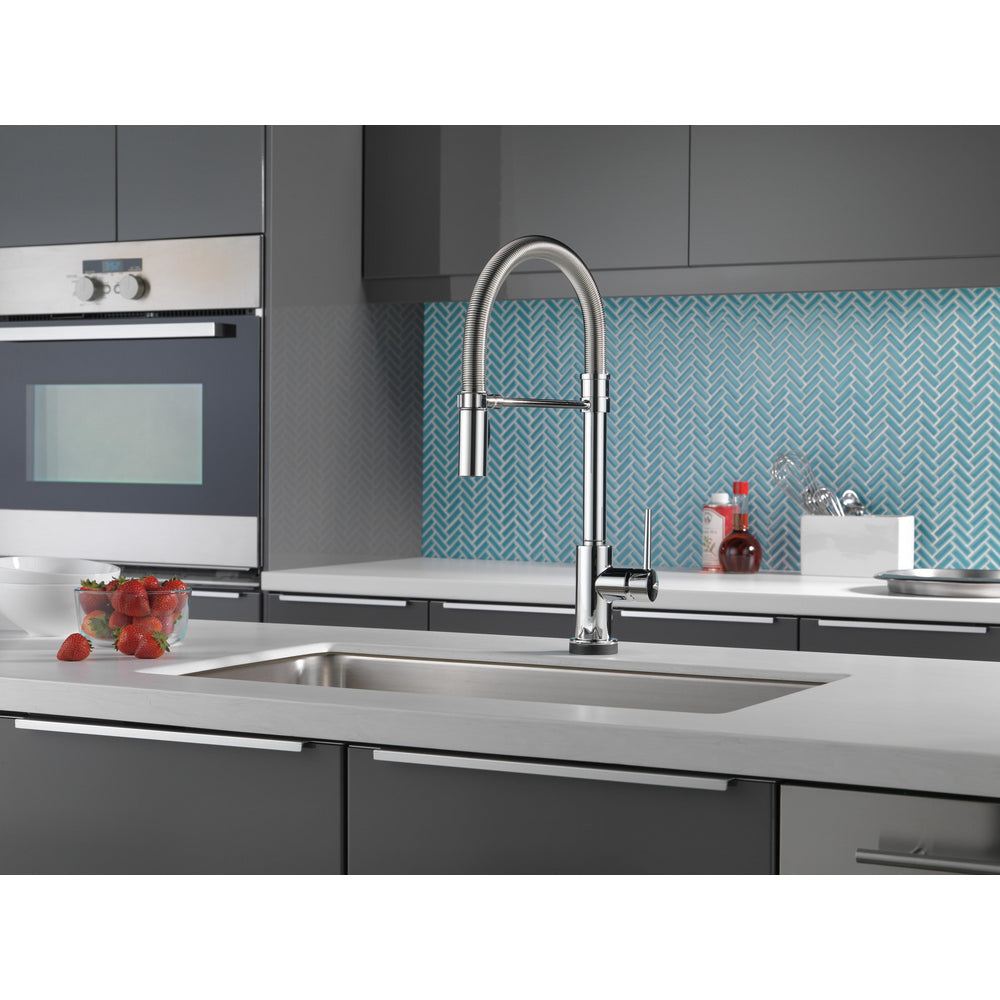 Delta Trinsic Single Handle Pull-Down Kitchen 9659T-DST - Chrome