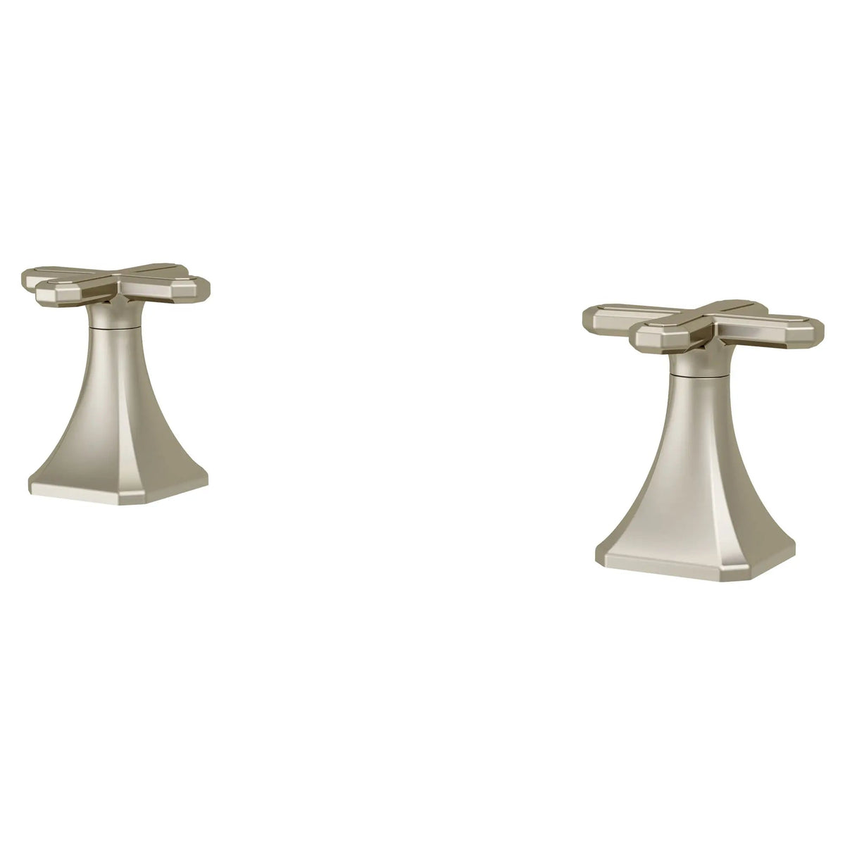 DXV Belshire Cross Handles Only for Widespread Bathroom Faucet in Brushed Nickel (D35170802.144)