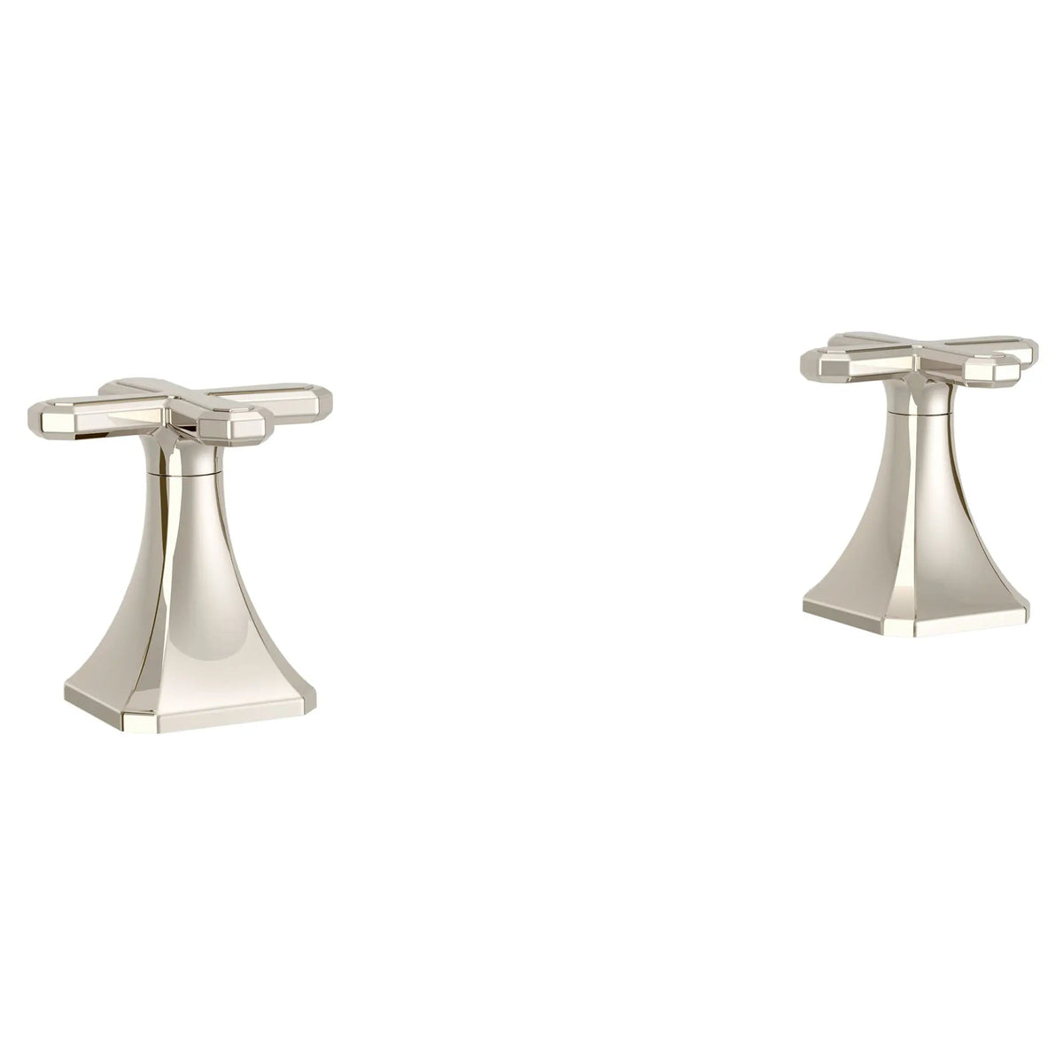 DXV Belshire Cross Handles Only for Widespread Bathroom Faucet in Platinum Nickel (D35170802.150)