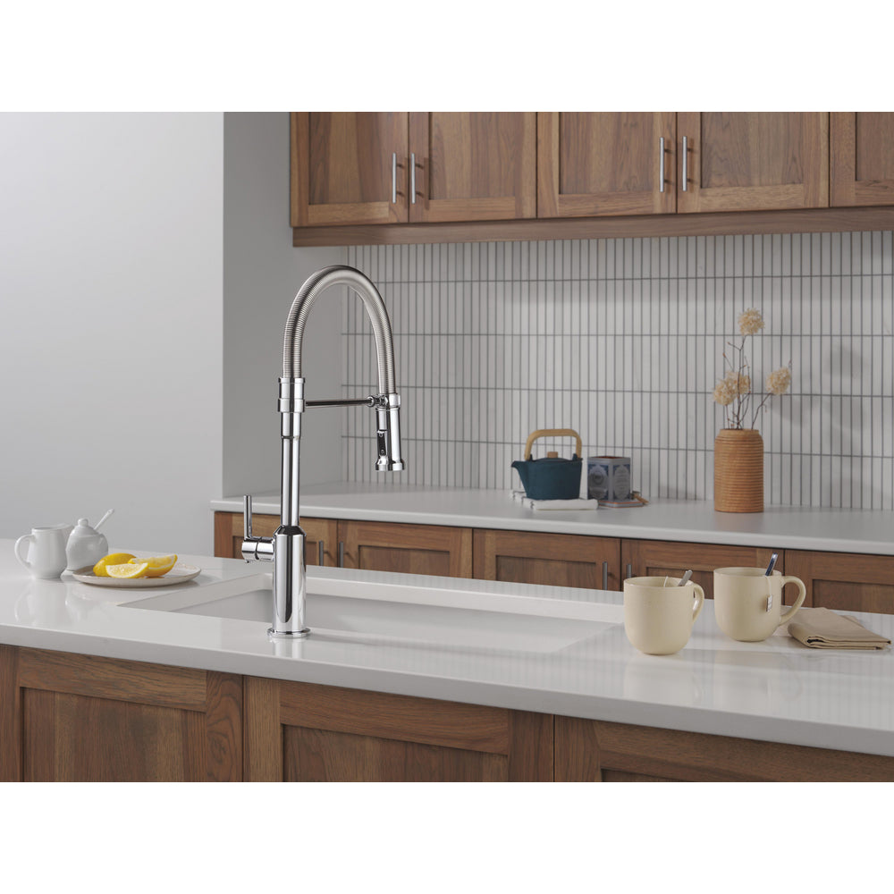 Delta Cordova-Kitchen Pro Faucet Spring Spout