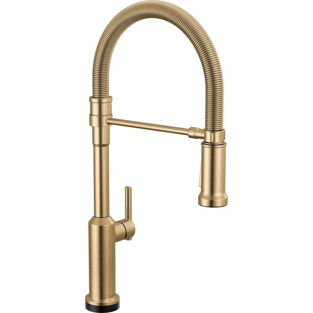 Delta Cordova-Touchless Kitchen Pro Faucet Spring Spout - Champagne Bronze