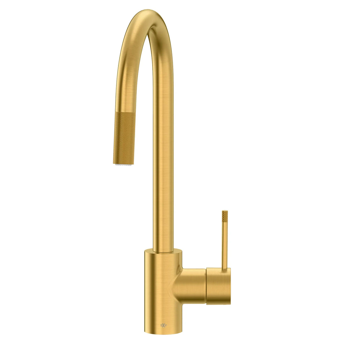 DXV Etre Single Handle Pull-Down Kitchen Faucet with Lever Handle in Satin Brass (D35404300.427) - view 2