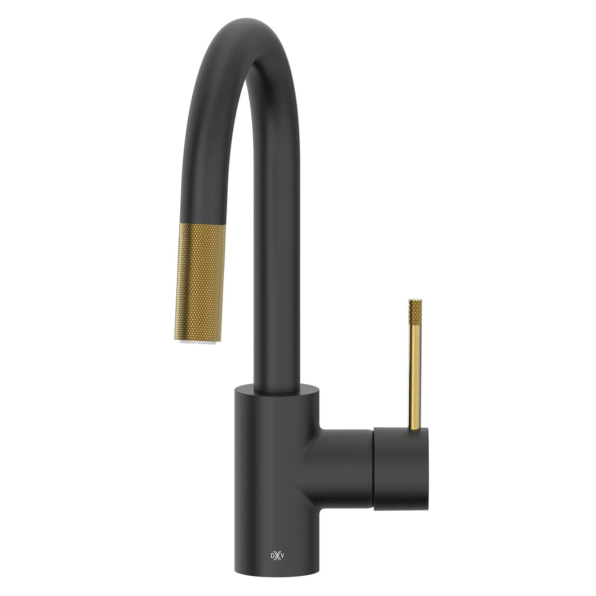 DXV Etre Single Handle Bar Faucet with Lever Handle in Matte Black/Satin Brass (D35404410.249)