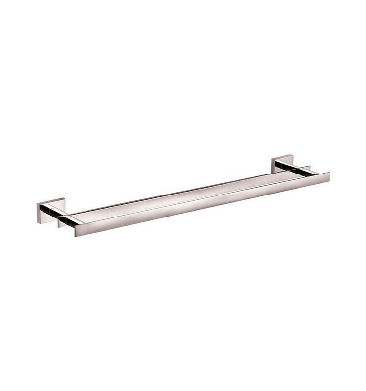 Kube Bath Aqua Plato 18" Double Towel Bar - Chrome (9711-18)