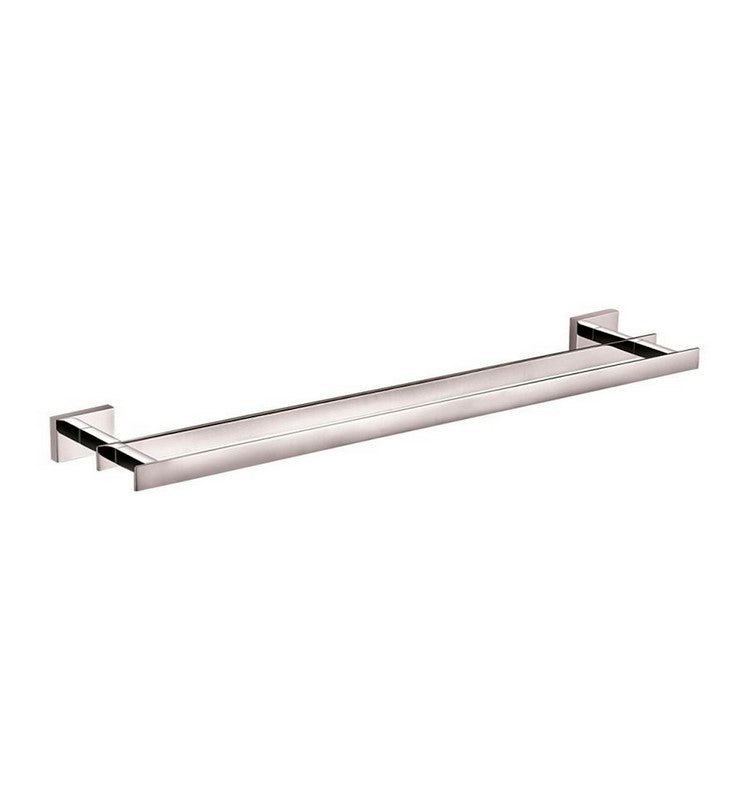 Kube Bath Aqua Plato 24" Double Towel Bar - Chrome (9711-24)