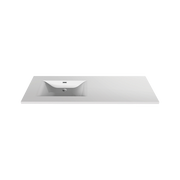 Rubi Make-Up Single Basin Left White Gloss RMP1400LBL