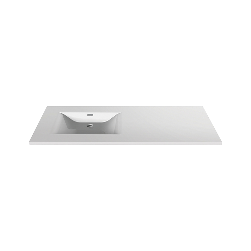 Rubi Make-Up Single Basin Left White Gloss RMP1400LBL