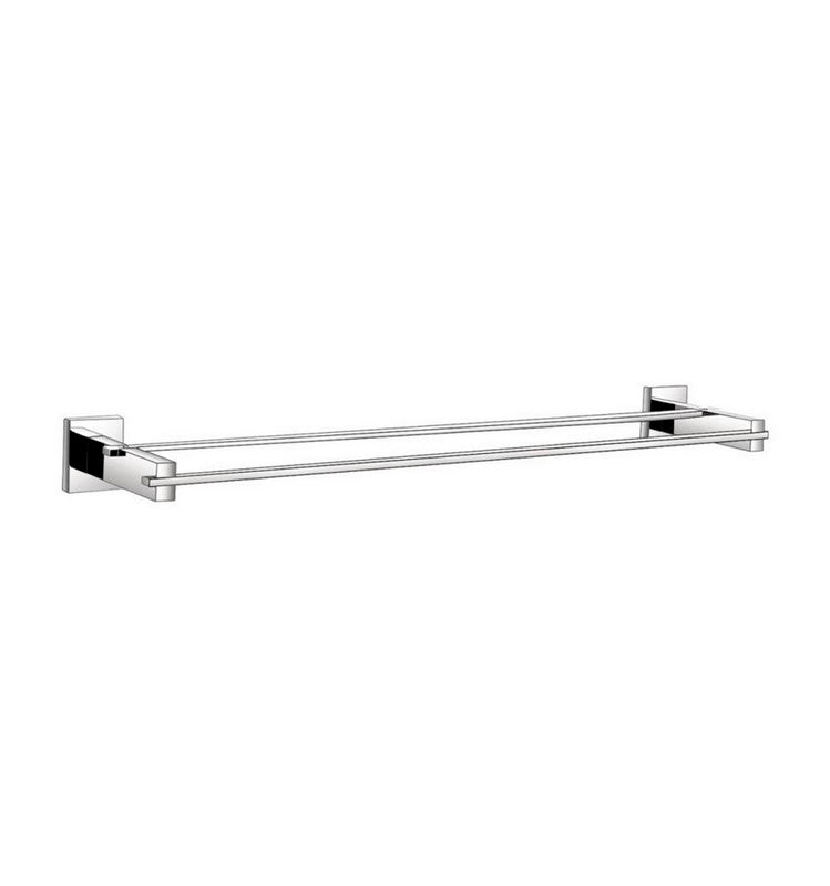 Kube Bath Aqua Korsa 24" Double Towel Bar - Chrome (9811-24)
