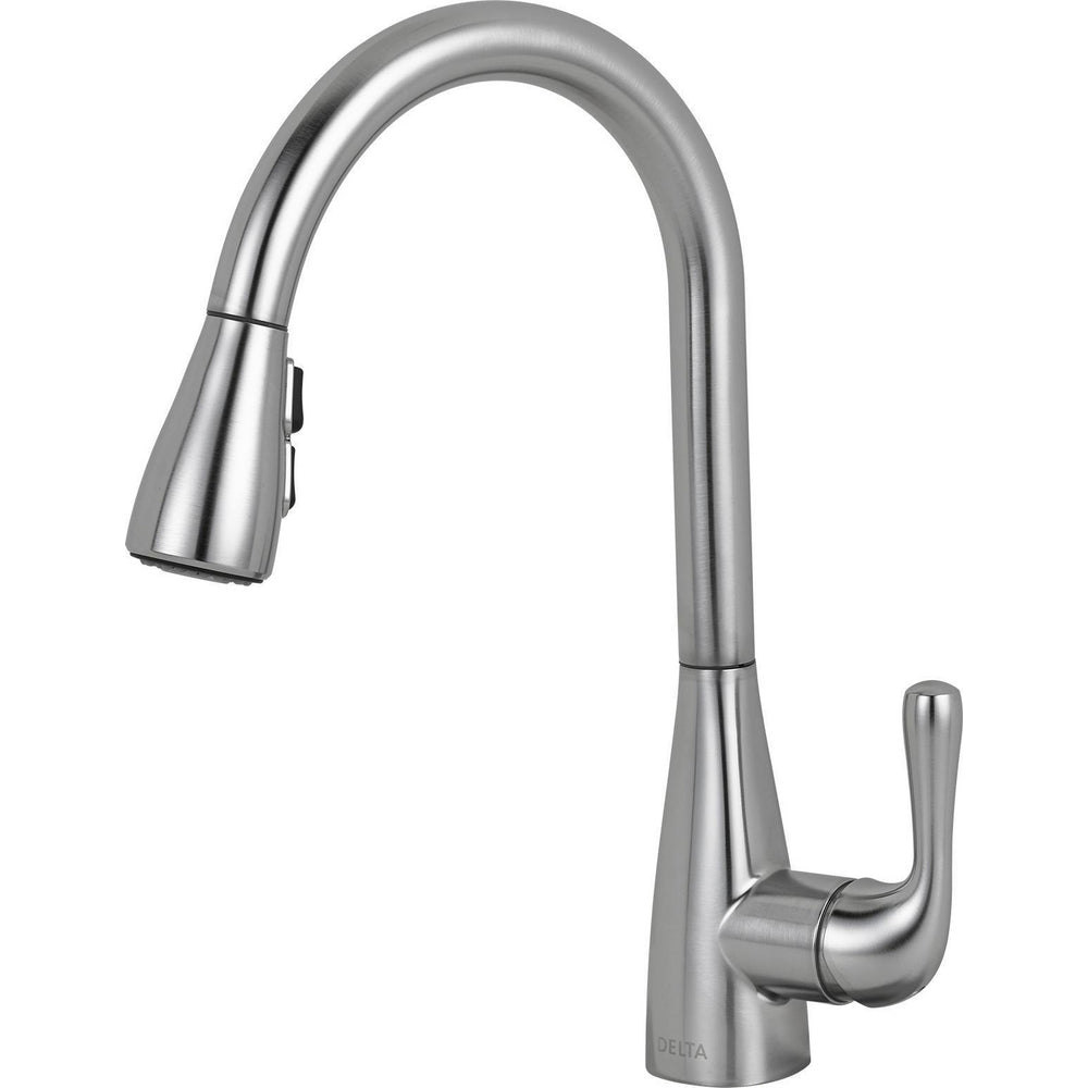 Delta Marley Single Handle Pull-Down Kitchen Faucet - Arctic Stainless