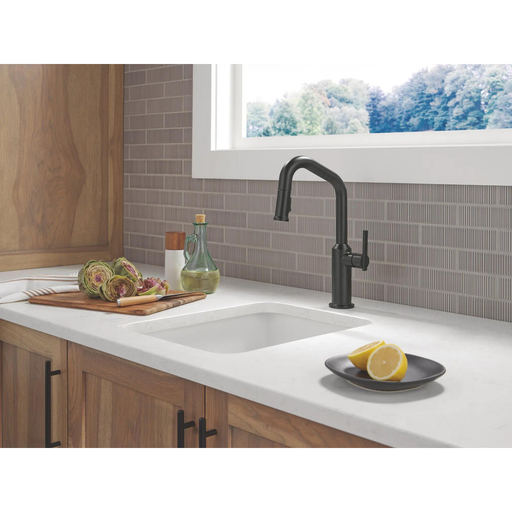 Delta Cordova-Bar/Prep Pulldown Faucet Angle Spout
