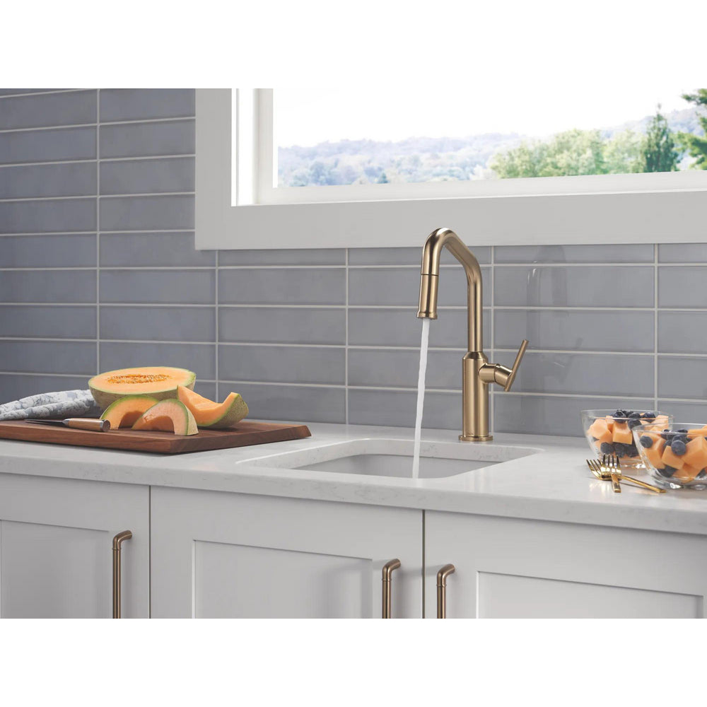 Delta Cordova-Bar/Prep Pulldown Faucet Angle Spout