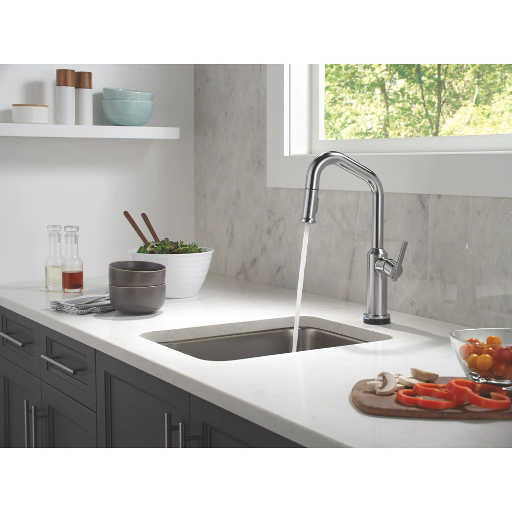 Delta Cordova-Touchless Bar/Prep Pulldown Faucet Angle Spout