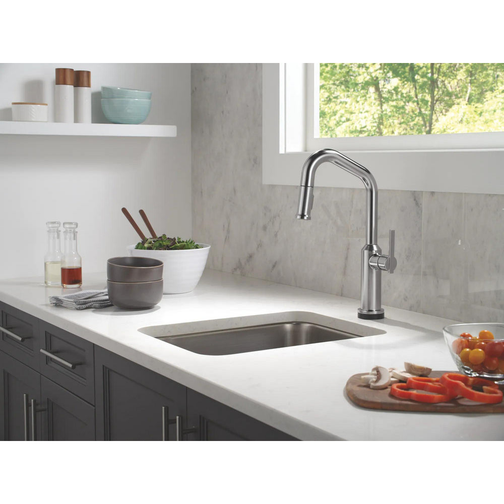 Delta Cordova-Touchless Bar/Prep Pulldown Faucet Angle Spout