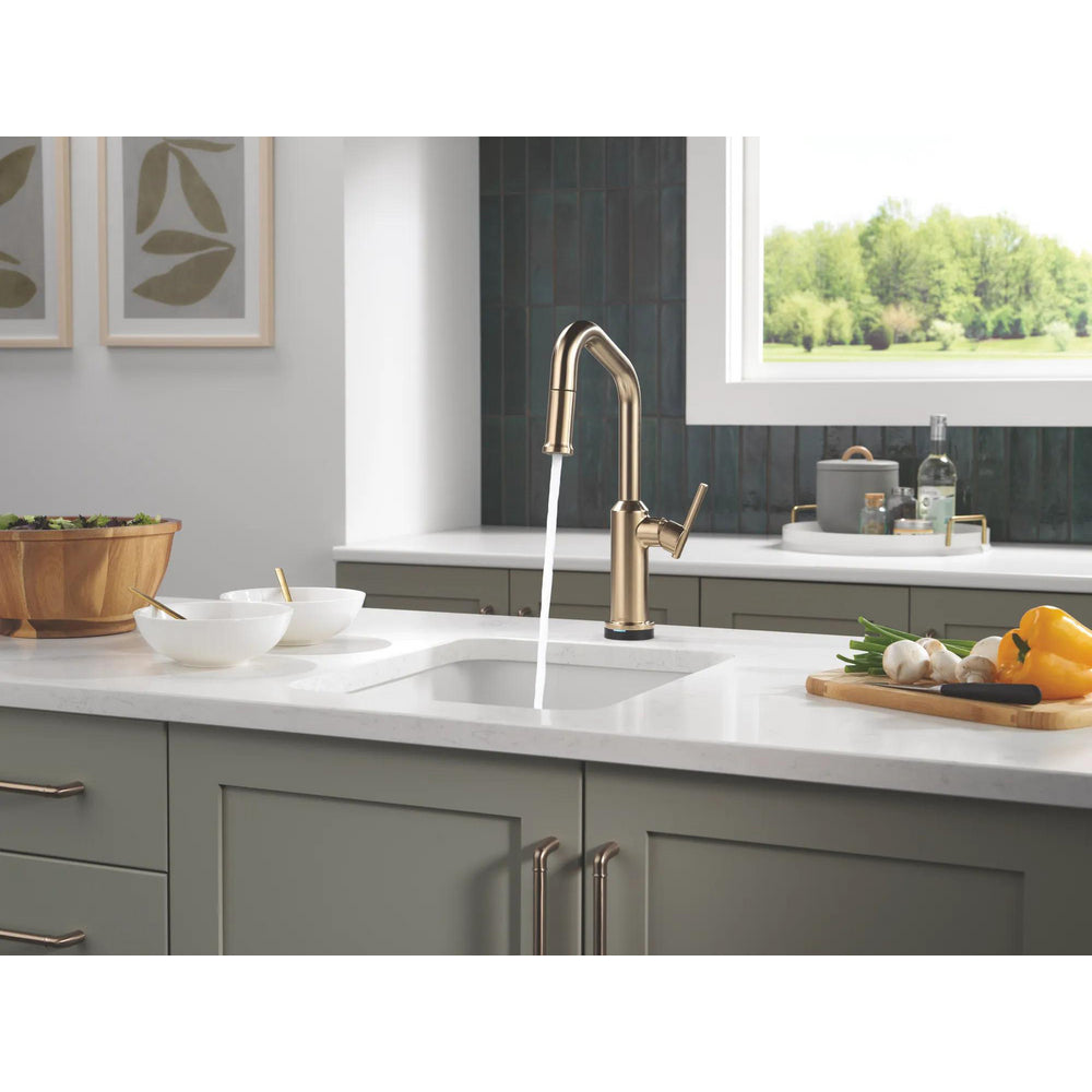 Delta Cordova-Touchless Bar/Prep Pulldown Faucet Angle Spout
