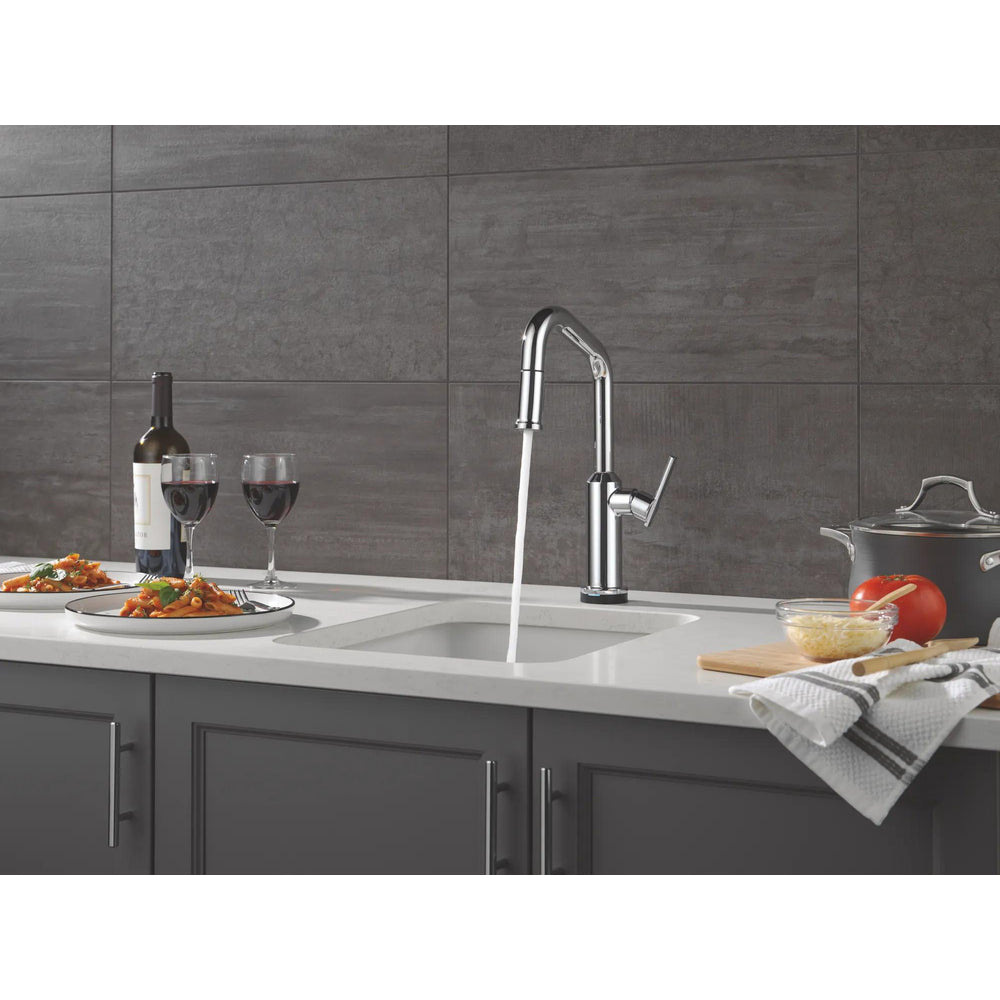 Delta Cordova-Touchless Bar/Prep Pulldown Faucet Angle Spout