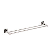 Kube Bath Aqua Nuon 24" Double Towel Bar - Chrome (9911-24)