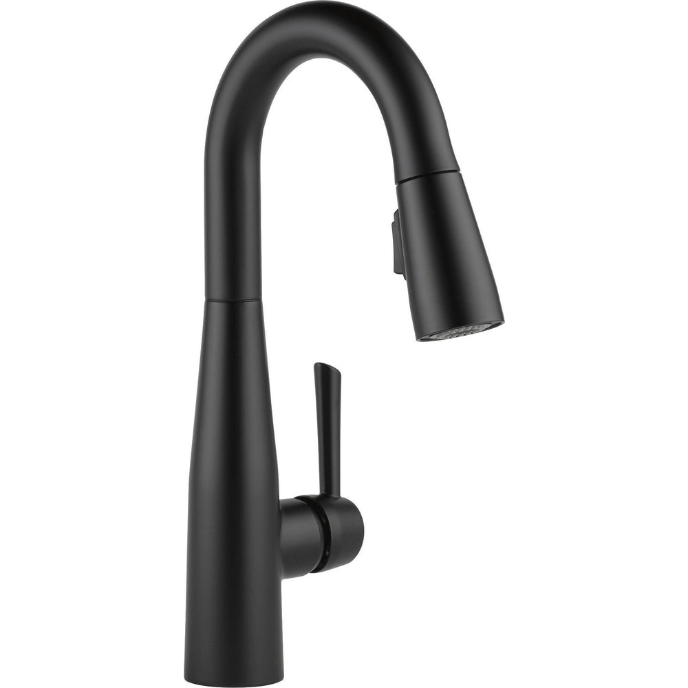 Delta Single Handle Pull-Down Bar/Prep Faucet - Matte Black