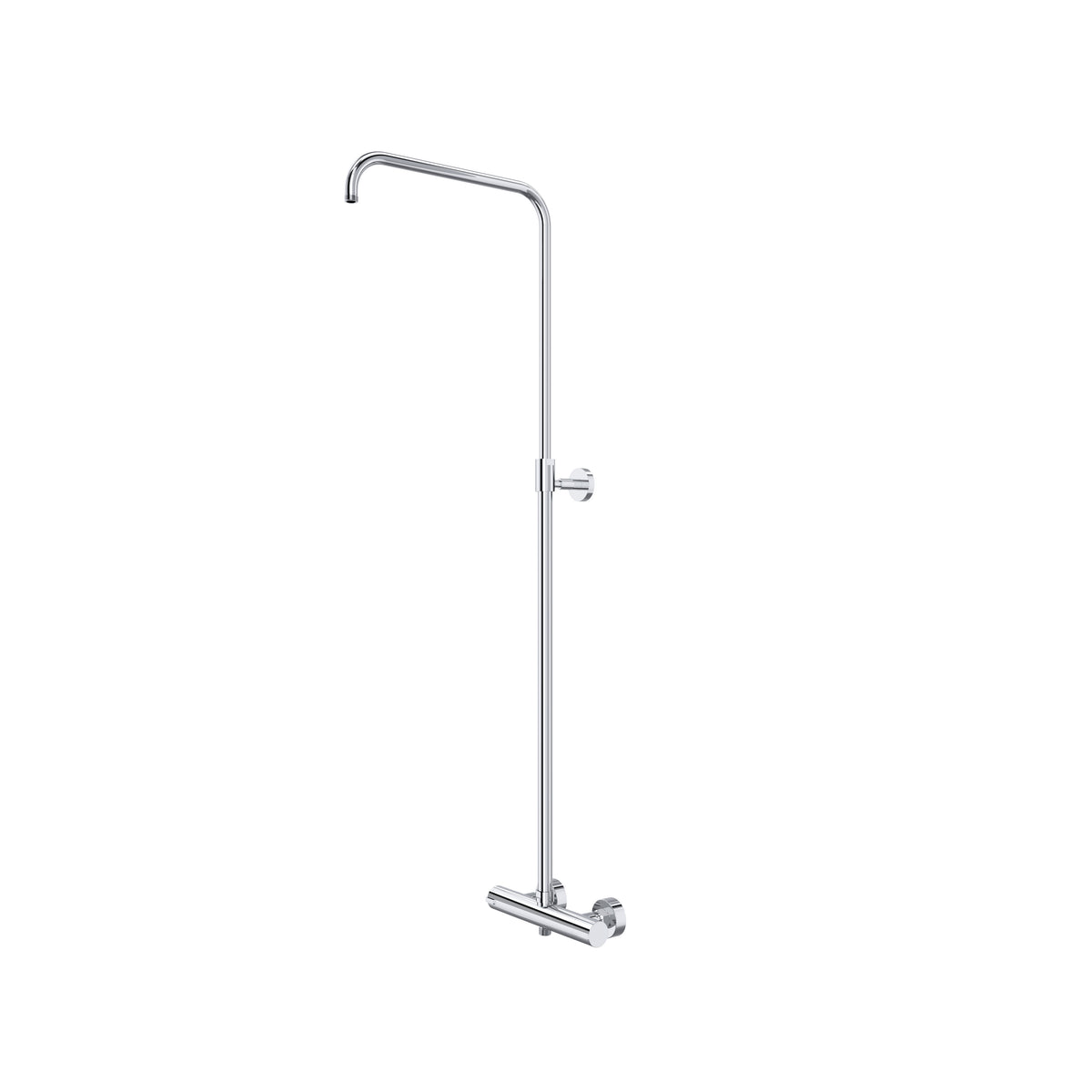 Riobel Duo Rail With 1/2" Thermostatic External Bar 4657 — Chrome - Chrome (4657C)