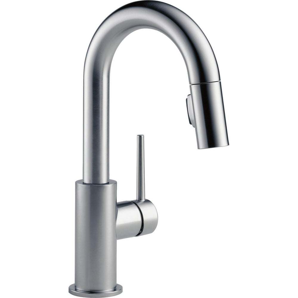Delta Trinsic Pull-Down Bar/Prep Faucet - Arctic Stainless