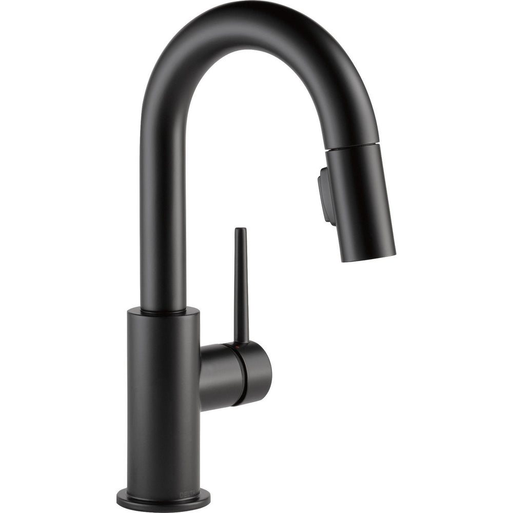 Delta Trinsic Pull-Down Bar/Prep Faucet - Matte Black