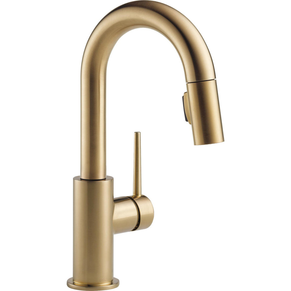 Delta Trinsic Pull-Down Bar/Prep Faucet - Champagne Bronze