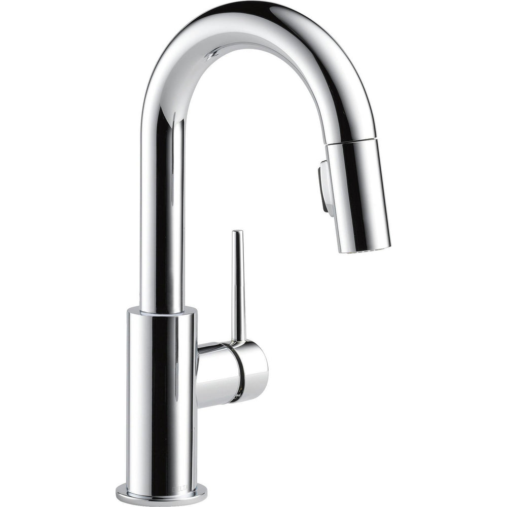 Delta Trinsic Pull-Down Bar/Prep Faucet - Chrome