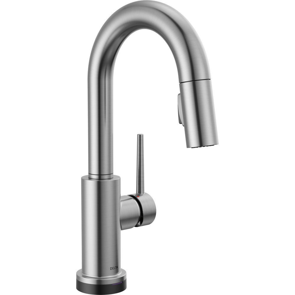 Delta Trinsic Bar Pulldown Touchless Kitchen Faucet - Arctic Stainless