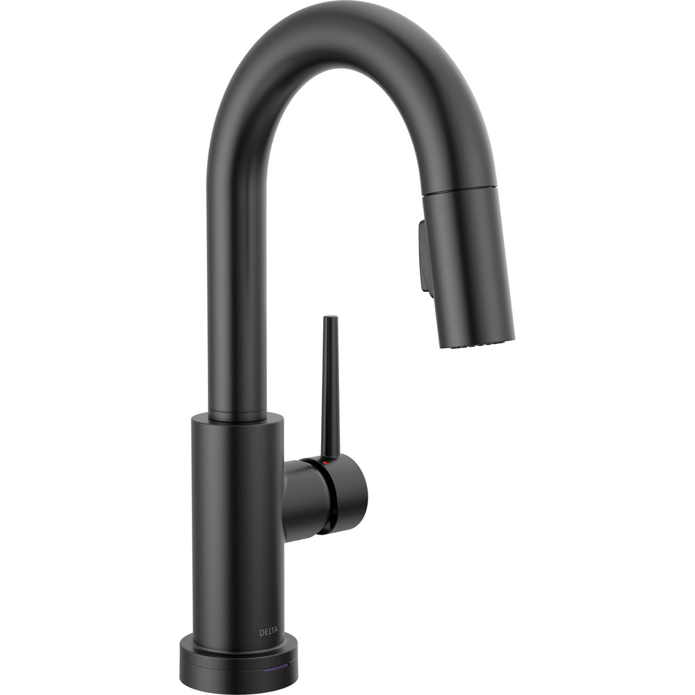 Delta Trinsic Bar Pulldown Touchless Kitchen Faucet - Matte Black