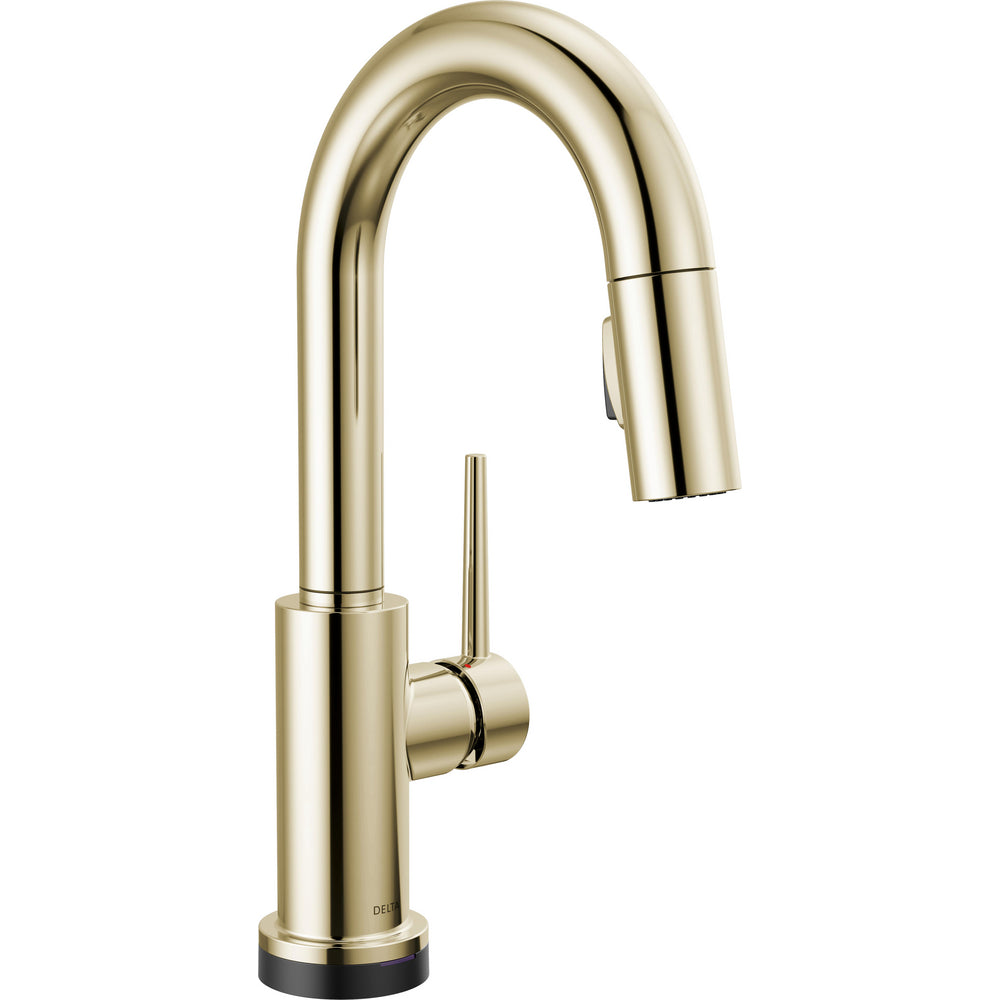 Delta Trinsic Bar Pulldown Touchless Kitchen Faucet - Polished Nickel