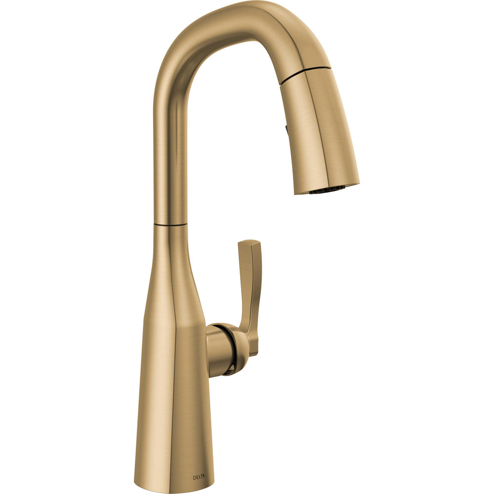 Delta Stryke Pull-Down Bar/Prep Faucet 1L - Champagne Bronze