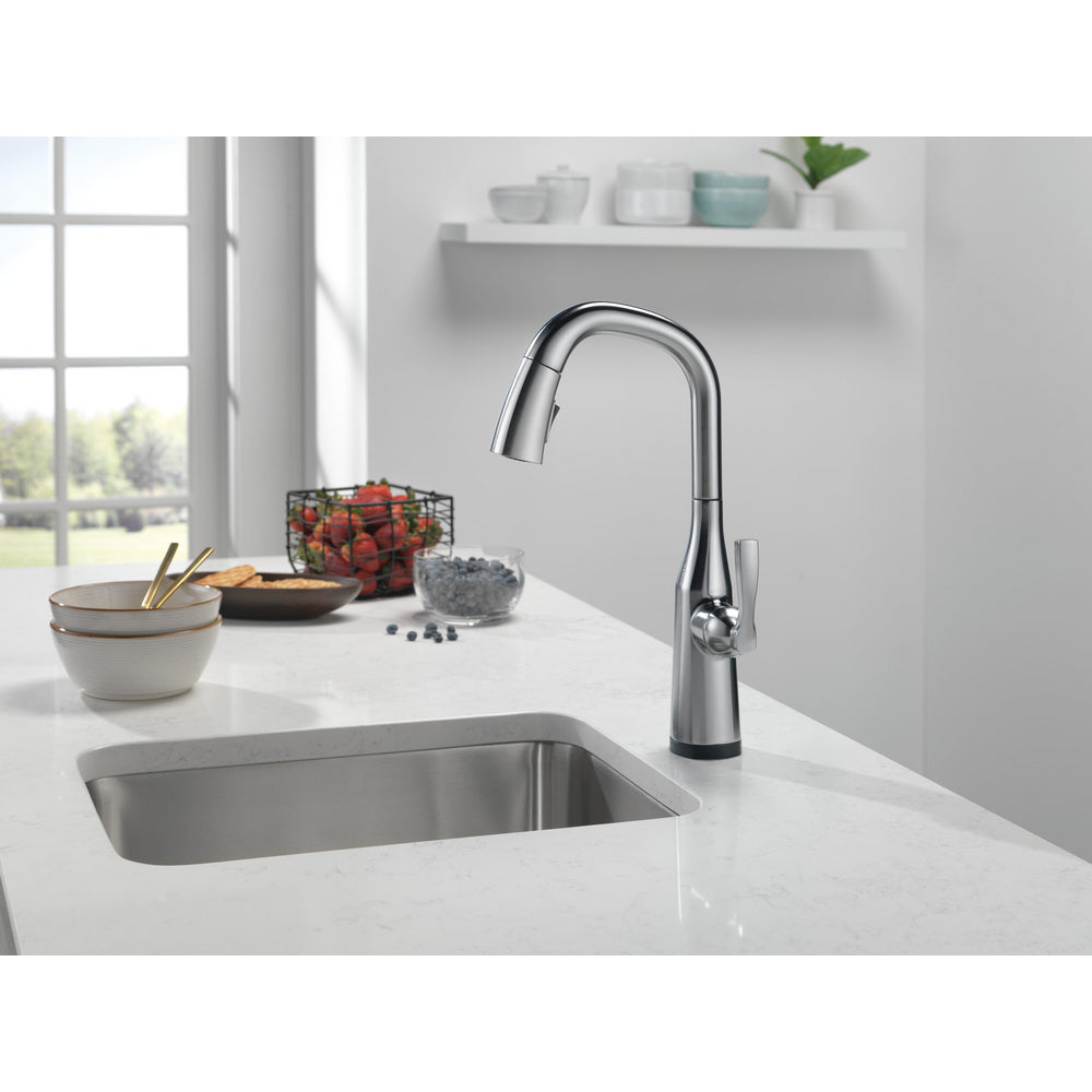 Delta Stryke Touch2O Pull-Down Bar/Prep Faucet 1L - Arctic Stainless