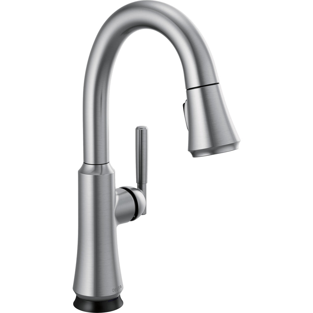 Delta Coranto Pulldown Touchless Kitchen Bar Faucet Ar - Arctic Stainless