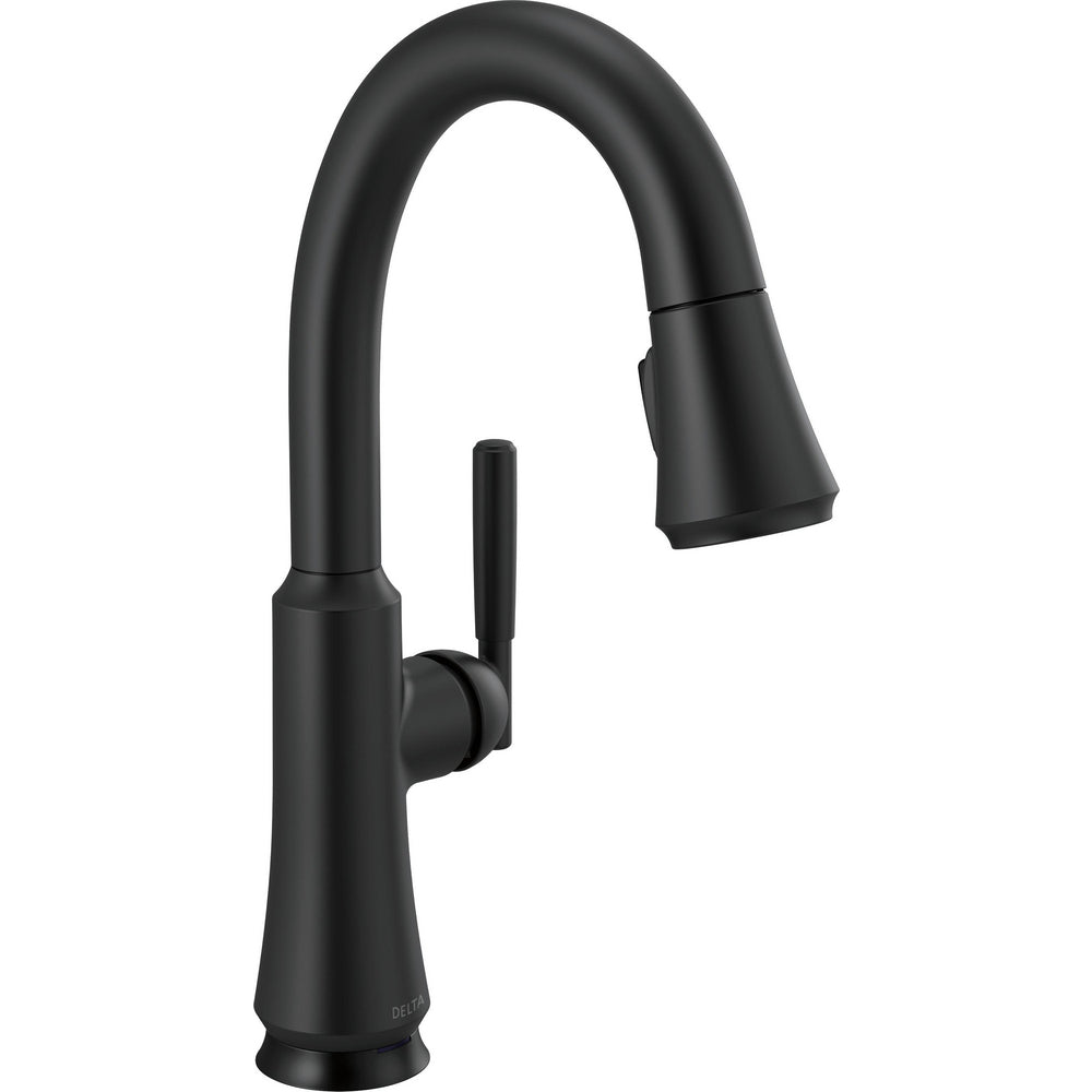 Delta Coranto Pulldown Touchless Kitchen Bar Faucet Ar - Matte Black