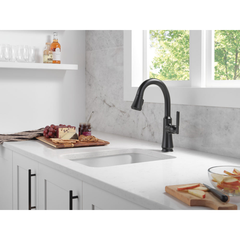 Delta Coranto Pulldown Touchless Kitchen Bar Faucet Ar - Matte Black