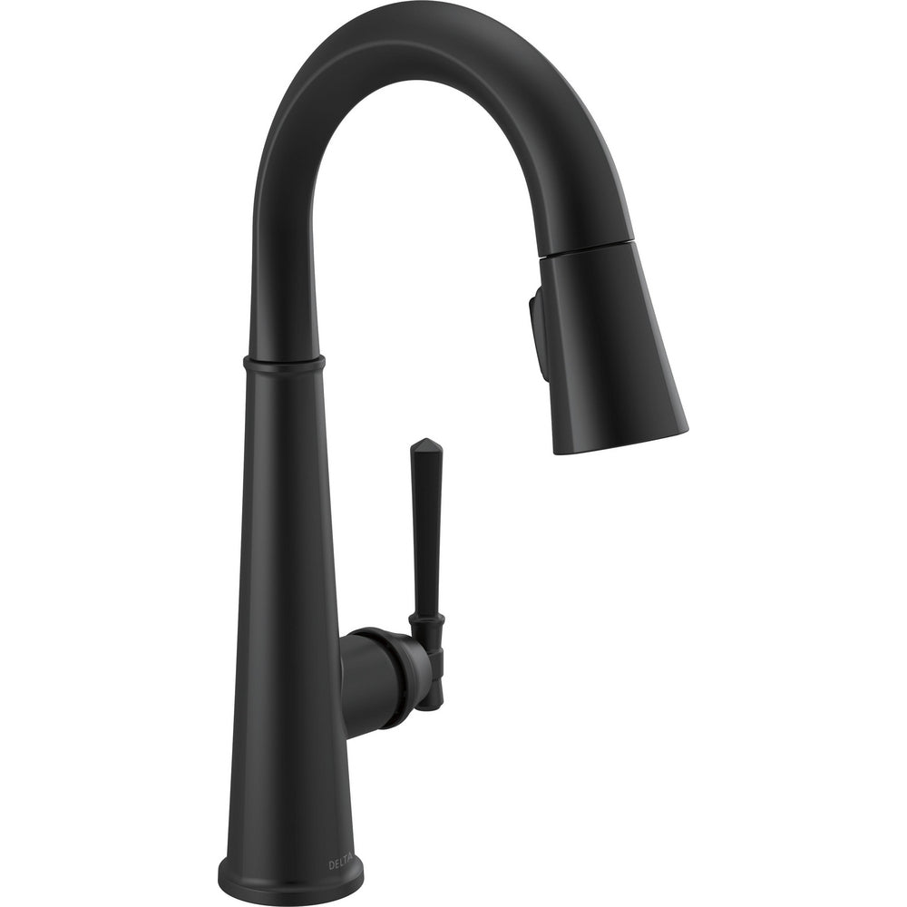 Delta Emmeline Pull-Down Bar/Prep Faucet 1L - Matte Black