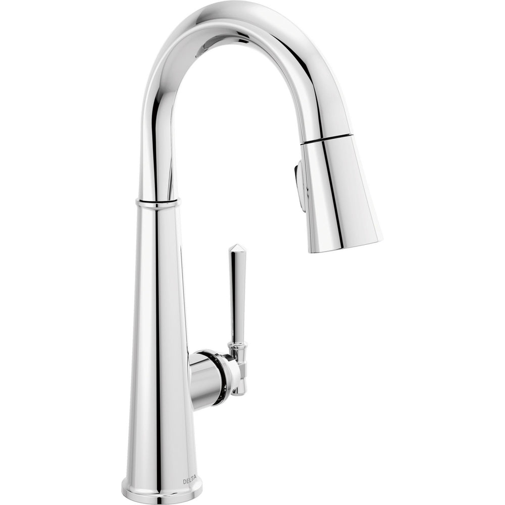 Delta Emmeline Pull-Down Bar/Prep Faucet 1L - Chrome