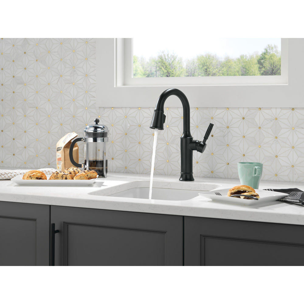 Delta Renaldi Single Handle Pull-Down Bar / Prep Faucet