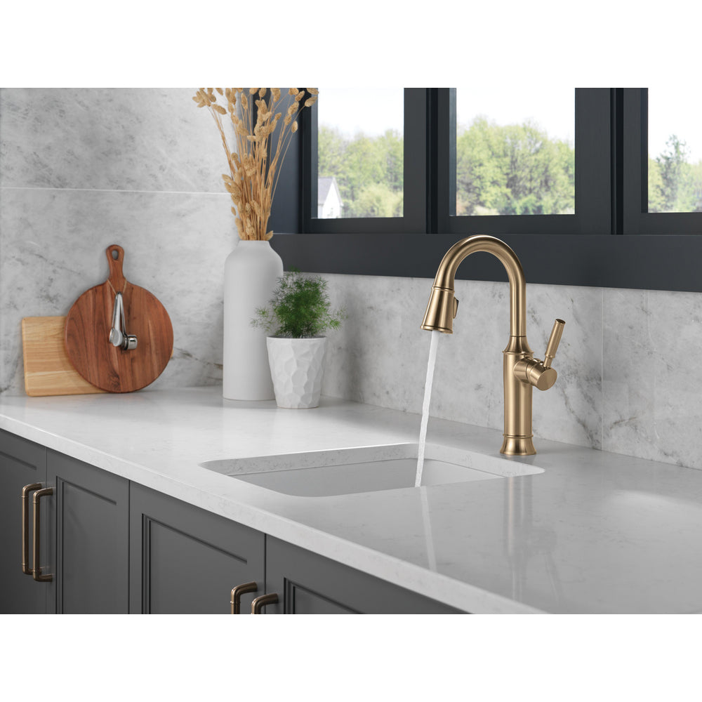 Delta Renaldi Single Handle Pull-Down Bar / Prep Faucet