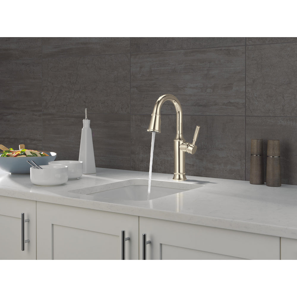 Delta Renaldi Single Handle Pull-Down Bar / Prep Faucet