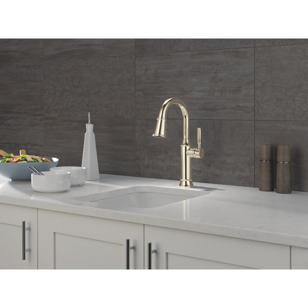 Delta Renaldi Single Handle Pull-Down Bar / Prep Faucet