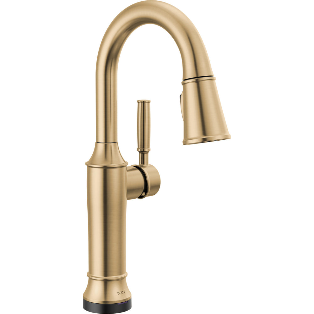 Delta Renaldi Touch2O Bar / Prep Faucet with Touchless - Champagne Bronze